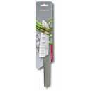 Victorinox Swiss Modern Stainless Steel Santoku Knife with Fluted Edge, 17 cm, Olive Green, Swiss Made