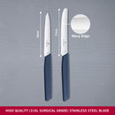 Victorinox Swiss Modern Paring Knife Set of 2, Tomato and Paring Knives, Marine, Limited Edition, Swiss Made