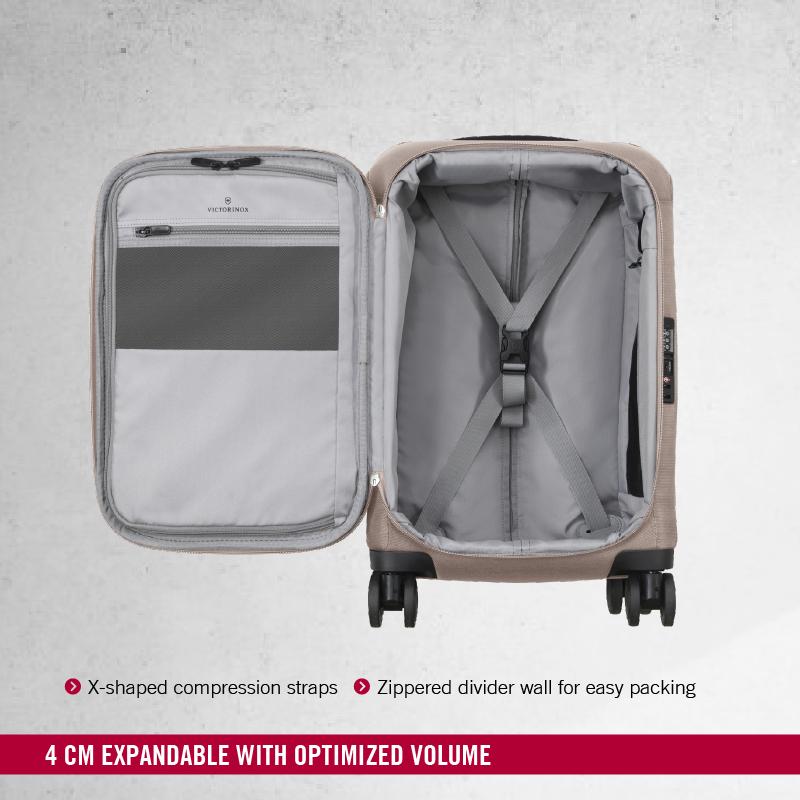 Victorinox Connex Softside Cabin Travel Trolley Suitcase Grey