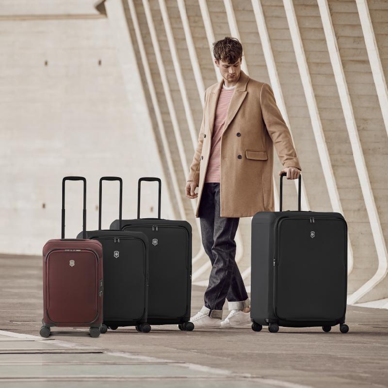 Victorinox Connex Softside Cabin Travel Trolley Suitcase Burgandy