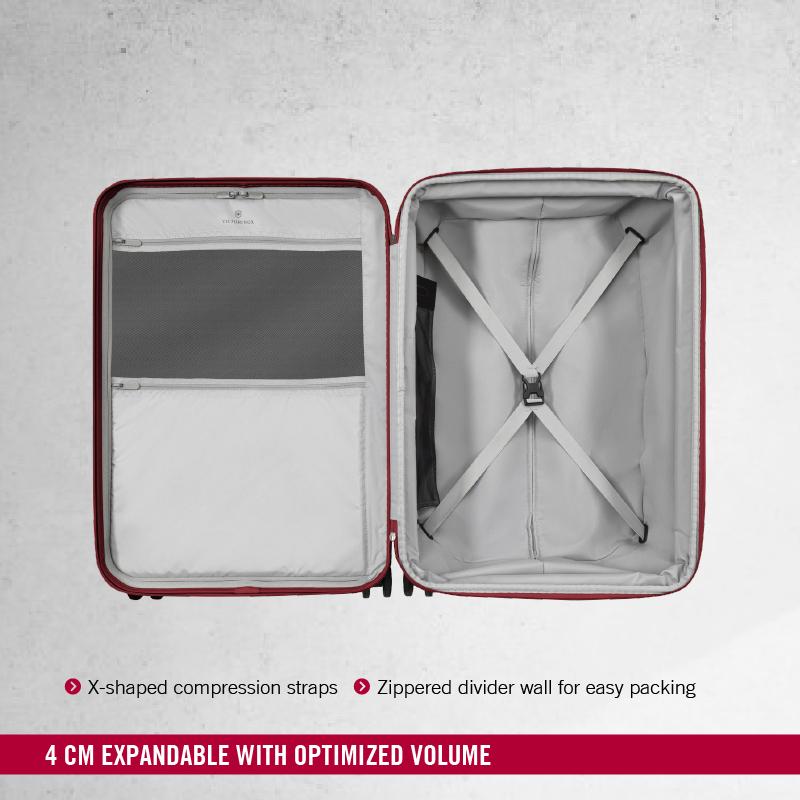 Victorinox Connex Hardside Medium Travel Trolley Suitcase Red
