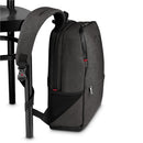 Wenger, MX Reload 14 Inch Backpack, 17 Liters Heather Grey Swiss Designed-Blend of Style and Function