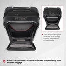 Victorinox Swiss Designed Spectra 3.0 Hardside Expandable Frequent Flyer Carry-On Travel Trolley Suitcase Black