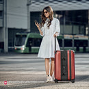 Victorinox Swiss Designed Spectra 3.0 Hardside Expandable Medium Case Travel Trolley Suitcase Red