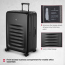 Victorinox Swiss Designed Spectra 3.0 Hardside Expandable Large Case Travel Trolley Suitcase Black