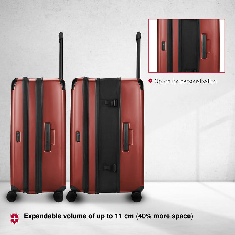 Victorinox Spectra 3.0 Hardside Expandable Large Case Travel Trolley Suitcase Red