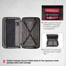 Victorinox Swiss Designed Spectra 3.0 Hardside Trunk Large Case Travel Trolley Suitcase Black