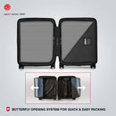 Victorinox Swiss Designed Airox Global Hardside Cabin Luggage, 33 litres, Black