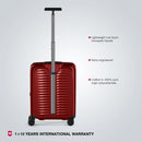 Victorinox Swiss Designed Airox Global Hardside Cabin Luggage, 33 litres, Victorinox Red