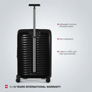 Victorinox Swiss Designed Airox Medium Hardside Luggage, 74 litres, Black, Check-in Trolley bag