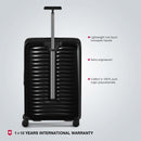 Victorinox Swiss Designed Airox Large Hardside Luggage, 98 litres, Black, Check-in Trolley bag
