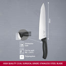 Victorinox Swiss Made Swiss Classic Stainless Steel Carving Knife, Straight Blade, 25 cm, Black