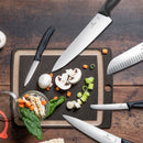 Victorinox Swiss Made Swiss Classic Stainless Steel Carving Knife, Straight Blade, 25 cm, Black