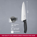 Victorinox Swiss Classic Chef Knife, Straight Edge & Pointed Tip, 20 cm, Black, Swiss Made