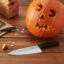 Victorinox Swiss Classic Chef Knife, Straight Edge & Pointed Tip, 20 cm, Black, Swiss Made