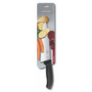 Victorinox Swiss Classic Chef Knife, Straight Edge & Pointed Tip, 20 cm, Black, Swiss Made