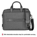 Victorinox Swiss Designed Architecture Urban 2.0  14" Laptop Briefcase, 16 Litres, Melange Grey