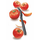 Victorinox Swiss Made Stainless Steel Swiss Classic Serrated/Wavy Edge Universal Peeler, Black, Fruit & Vegetable Peeler