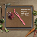 Victorinox Swiss Classic Universal Peeler, Wavy Edge, Trend Colours Special Edition, Tomato Red, Swiss Made