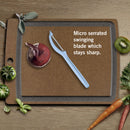 Victorinox Swiss Classic Universal Peeler, Wavy Edge,Trend Colours Special Edition, Duck Egg Blue, Swiss Made