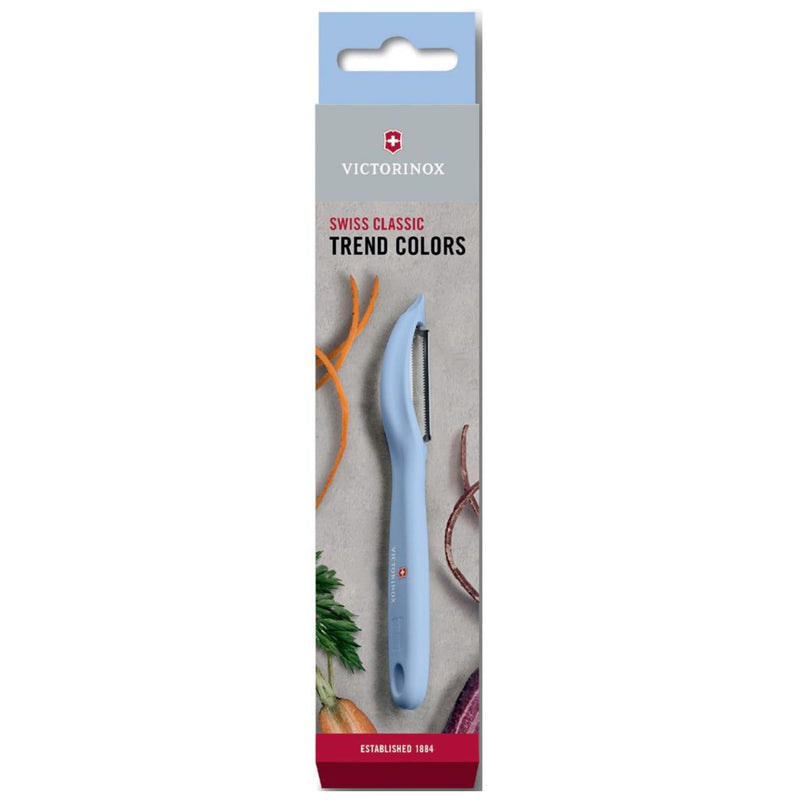 Victorinox Swiss Classic Universal Peeler, Wavy Edge,Trend Colours Special Edition, Duck Egg Blue, Swiss Made