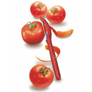 Victorinox Swiss Made Stainless Steel Swiss Classic Serrated/Wavy Edge Universal Peeler, Red, Fruit & Vegetable Peeler