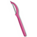 Victorinox Stainless Steel Swiss Classic Serrated/Wavy Edge Universal Peeler, Pink, Swiss Made