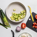 Victorinox Swiss Made Stainless Steel Multipurpose Peeler Serrated/Wavy Edge Universal Peeler, Yellow, Fruit & Vegetable Peeler