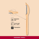 Victorinox Swiss Classic Universal Peeler/Wavy Edge, Trend Colours Special Edition Tangerine, Swiss Made