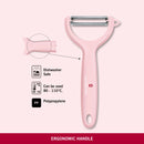 Victorinox Swiss Classic Peeler, Wavy Edge, Swiss Trend Colours Special Edition Rose Pink, Swiss Made