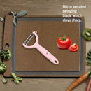 Victorinox Swiss Classic Peeler, Wavy Edge, Swiss Trend Colours Special Edition Rose Pink, Swiss Made