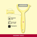 Victorinox Swiss Classic Peeler, Wavy Edge, Swiss Trend Colours Special Edition Lemon, Swiss Made
