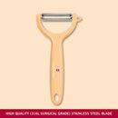 Victorinox Swiss Classic Peeler, Wavy Edge, Swiss Trend Colours Special Edition Tangerine, Swiss Made