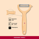 Victorinox Swiss Classic Peeler, Wavy Edge, Swiss Trend Colours Special Edition Tangerine, Swiss Made