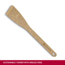 Victorinox Angled Turner with Angled Edge for everyday cooking, Brown, Swiss Made