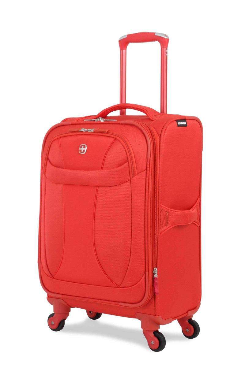 Wenger 20" Spinner Softside Carry-On Travel Trolley Suitcase Orange