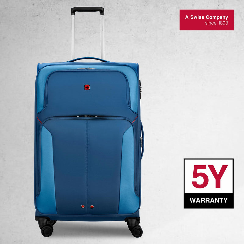 Wenger, Castic Large Softside Case, Blue, 102 Litres, Swiss designed