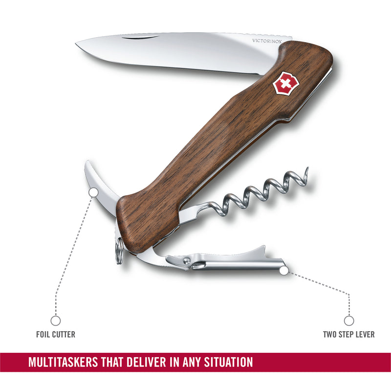 Victorinox Wine Master Swiss Army Knife 6 Functions 130 mm Brown