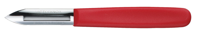 Victorinox Swiss Classic Kitchen Knife Set of 2-Wavy Edge Knife & Traditional Peeler,Red,Swiss Made