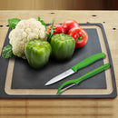 Victorinox Swiss Made Swiss Classic Kitchen Knife Set of 2-Straight Edge Knife & Universal Peeler,Green