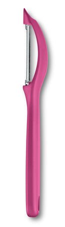 Victorinox Swiss Made Swiss Classic Kitchen Knife Set of 2-Wavy Edge Knife & Universal Peeler,Pink