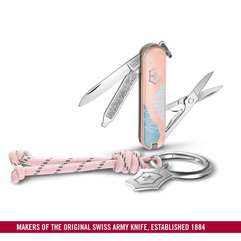 Victorinox Swiss Army Knife Classic SD, Paris Style, Live To Explore, 58 mm, PInk