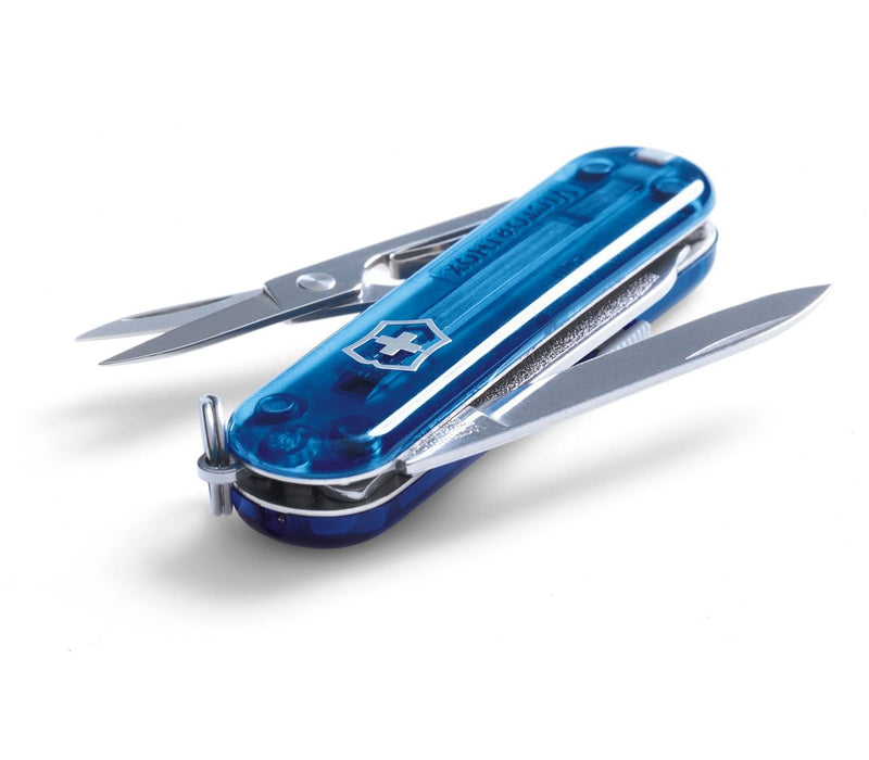 Victorinox Signature,58mm, Blue Translucent