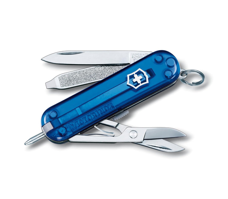 Victorinox Signature,58mm, Blue Translucent