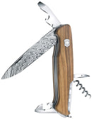Victorinox Ranger Wood, 130mm, Damast Steel, Brown Knife