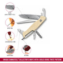 Victorinox Swiss Army Knife Ranger 55 Damast Limited Edition, Large (130 mm) 10 Functions, White