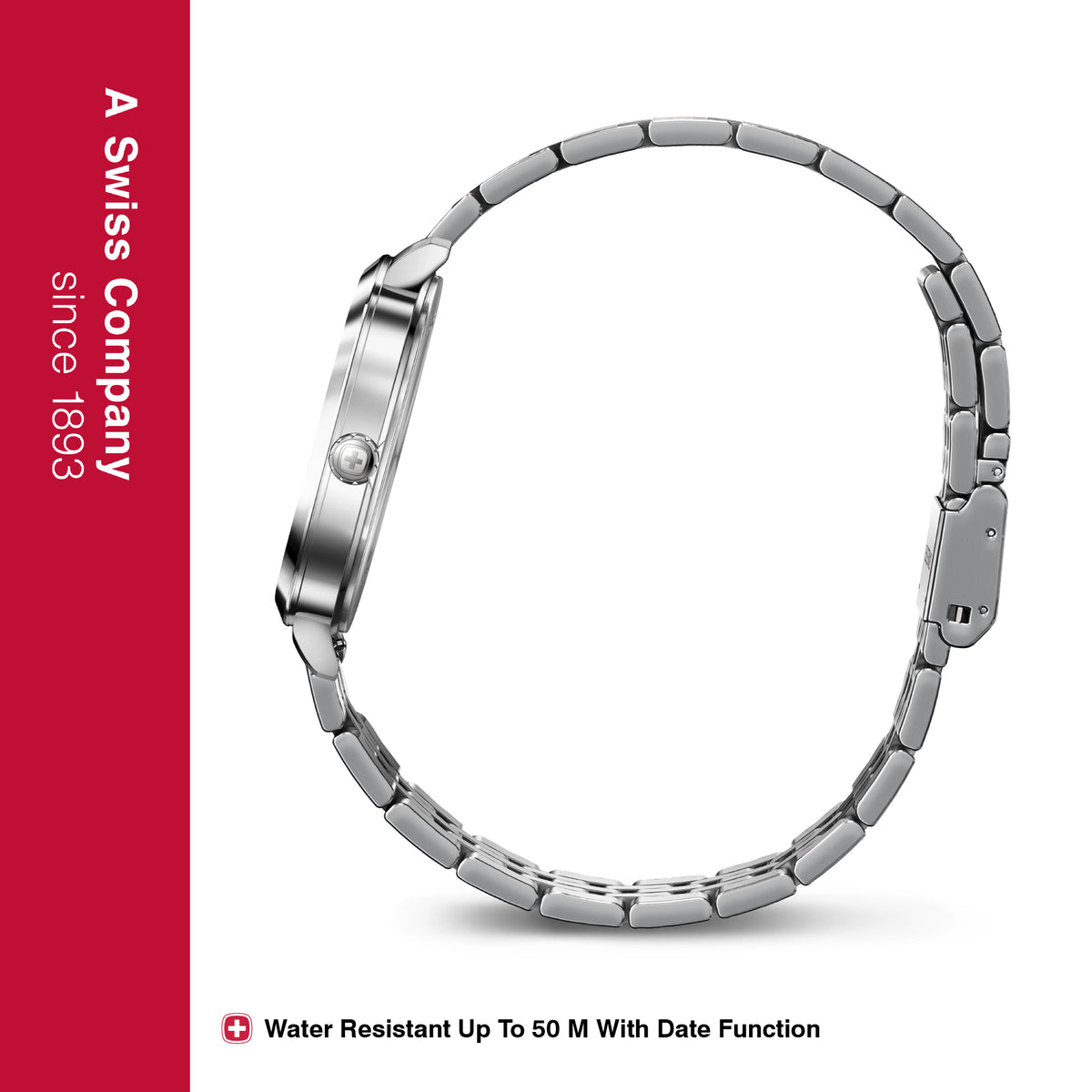 Wenger Vintage Classic | Swiss-Made Analog Men's Wrist Watch, Squircle