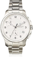 Victorinox Officer's Chronograph, Silver White Dial, Bracelet, With Al