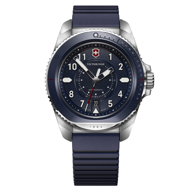 Victorinox Journey 1884 Quartz, Blue Dial Watch, 43 MM, Wrist Watch For Men