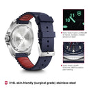 Victorinox Journey 1884 Swiss Made Quartz, Blue Dial Watch, 43 MM, Wrist Watch For Men